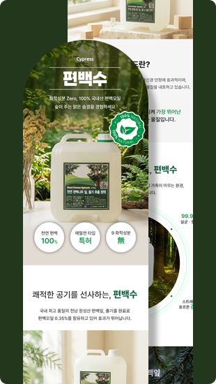 광주 상세페이지 제작 웹플러스의 작업 이미지 1